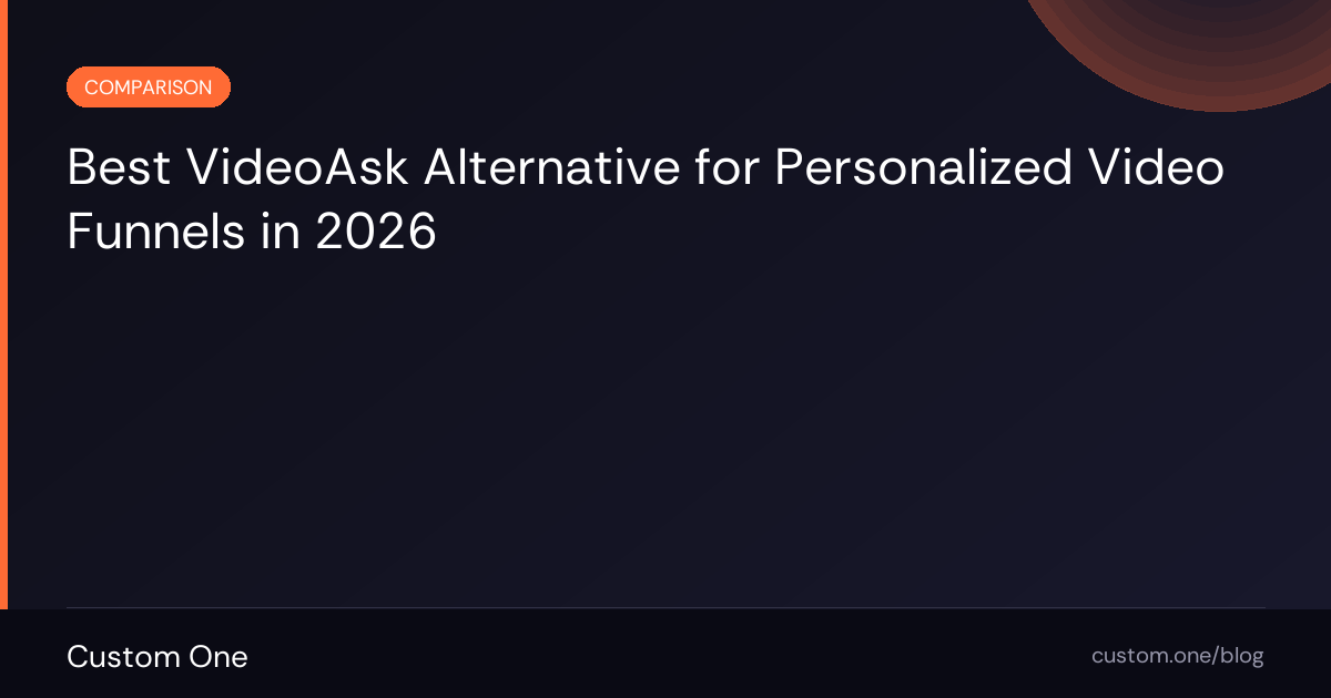 Best VideoAsk Alternative for Personalized Video Funnels